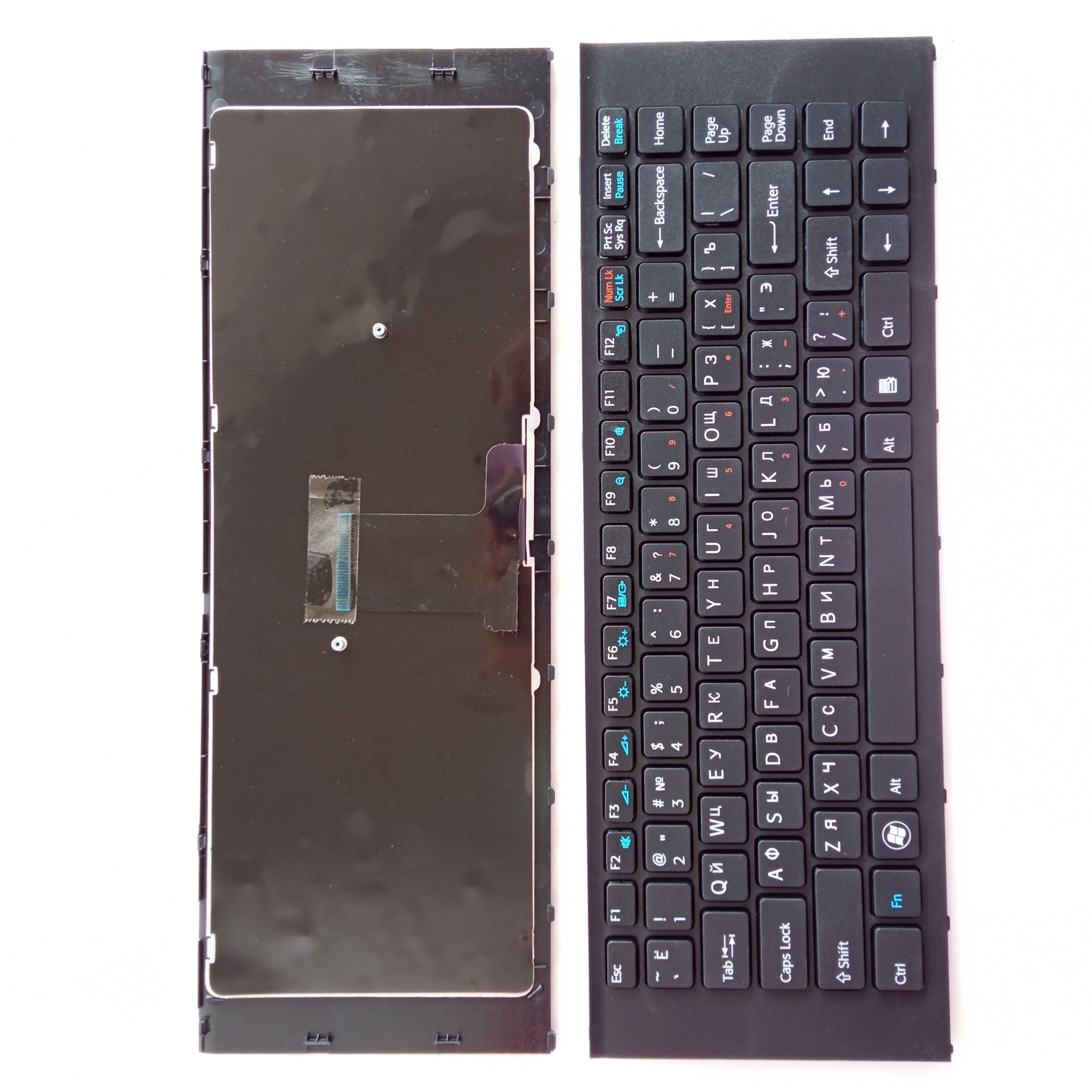 Picture of New Replacement Laptop Keyboard For SONY EA/VPC-EA BLACK FRAME BLACK (OEM) RU Layout